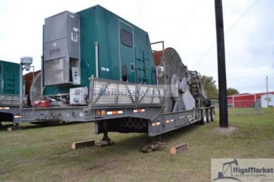 Used 100K lb Stewart Stevenson Coiled tubing trailer Unit