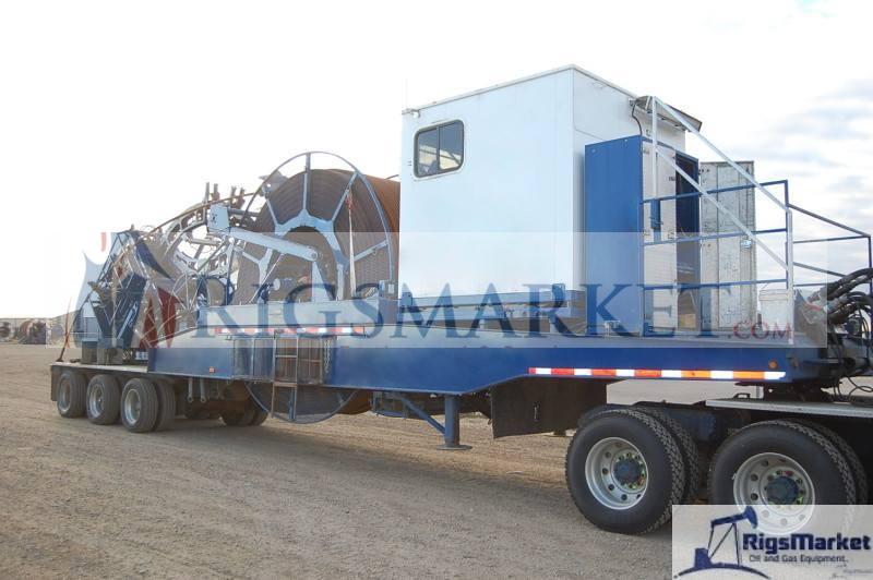 Trailer Mounted Coil Tubing Unit Rated at 4,500-m with 1-1/4" Tubing
