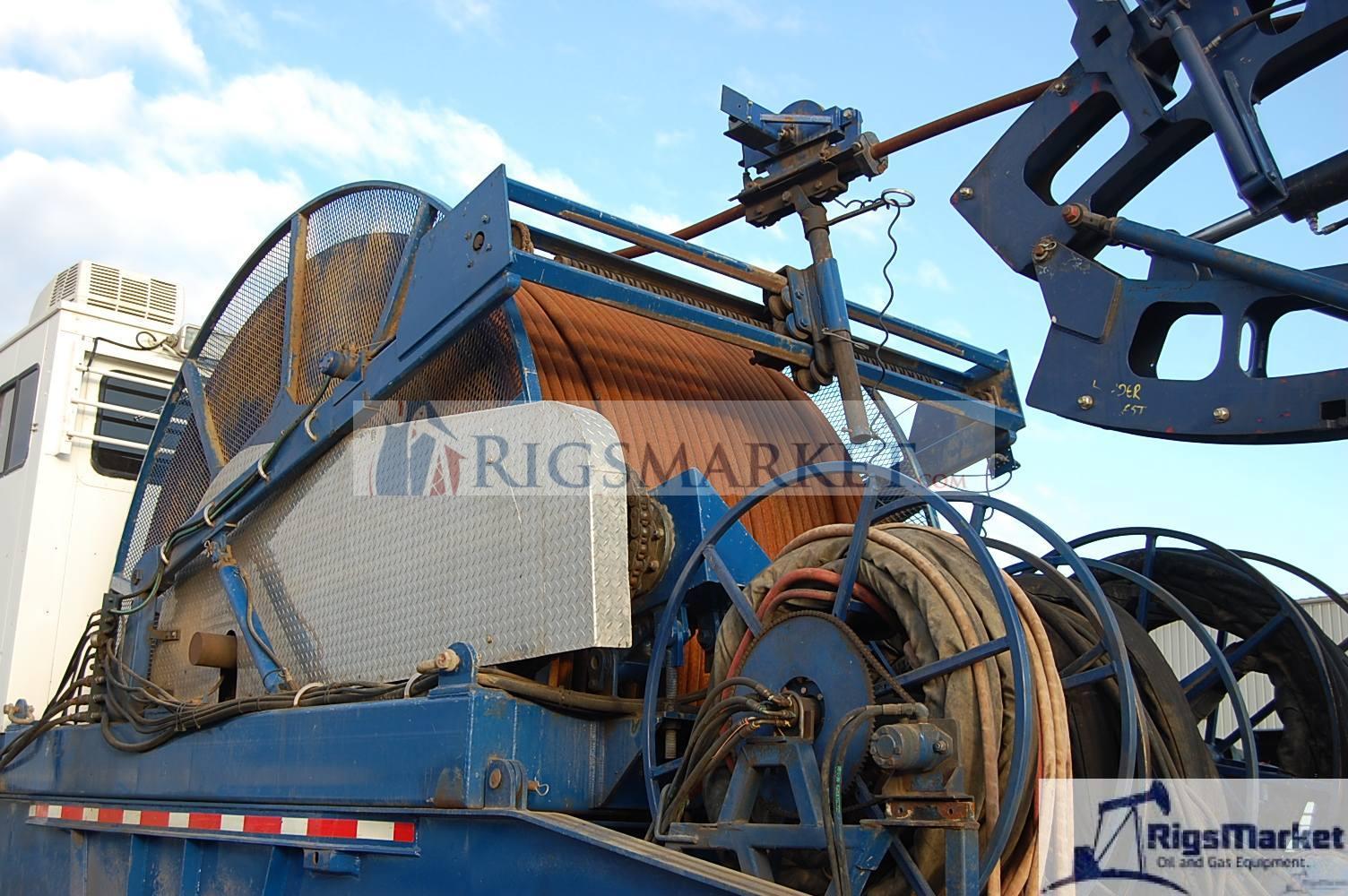 Trailer Mounted Coil Tubing Unit Rated at 4,500-m with 1-1/4" Tubing