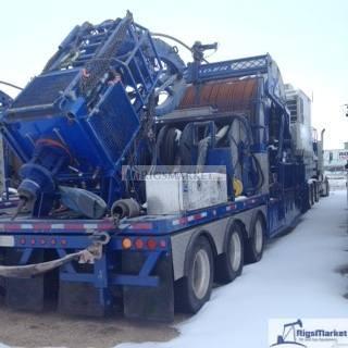 100k Hydra rig Trailer Mounted Coil Tubing Unit