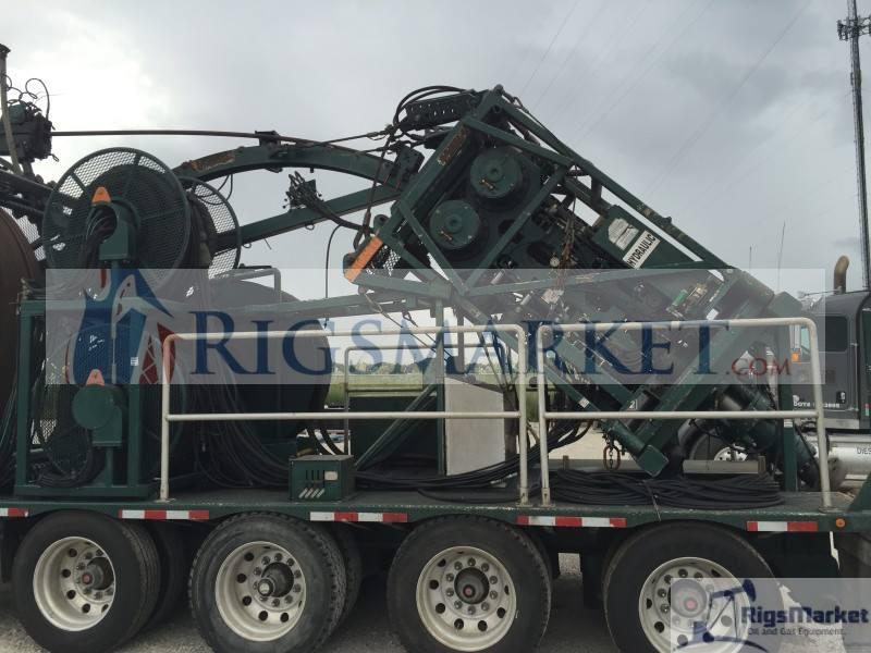 2012 Hydra Rig 1 3/4 Coiled tubing Trailer - Image 4