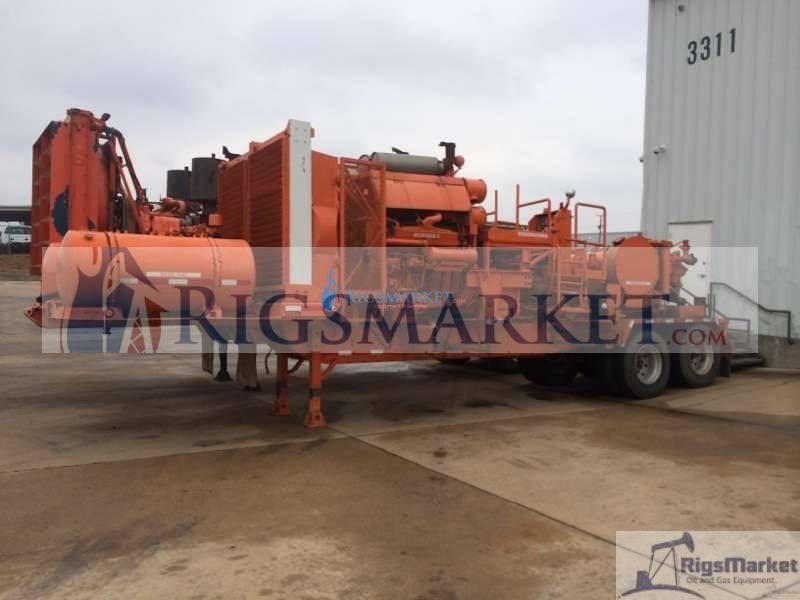 Twin Cementing Trailer with HT400 Pumps