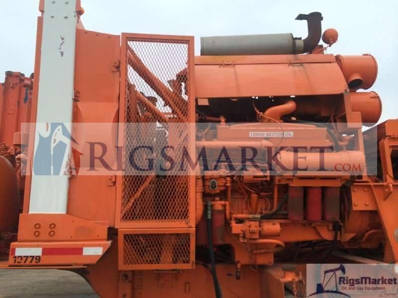 Twin Cementing Trailer with HT400 Pumps