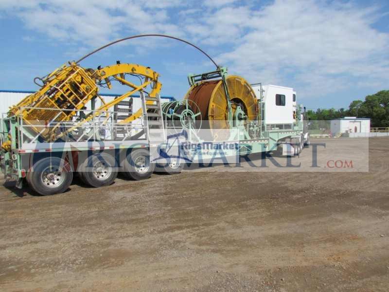 For sale is a Stewart & Stevenson Coiled Tubing Unit with 100K Injector Head - Manufactured in 2012