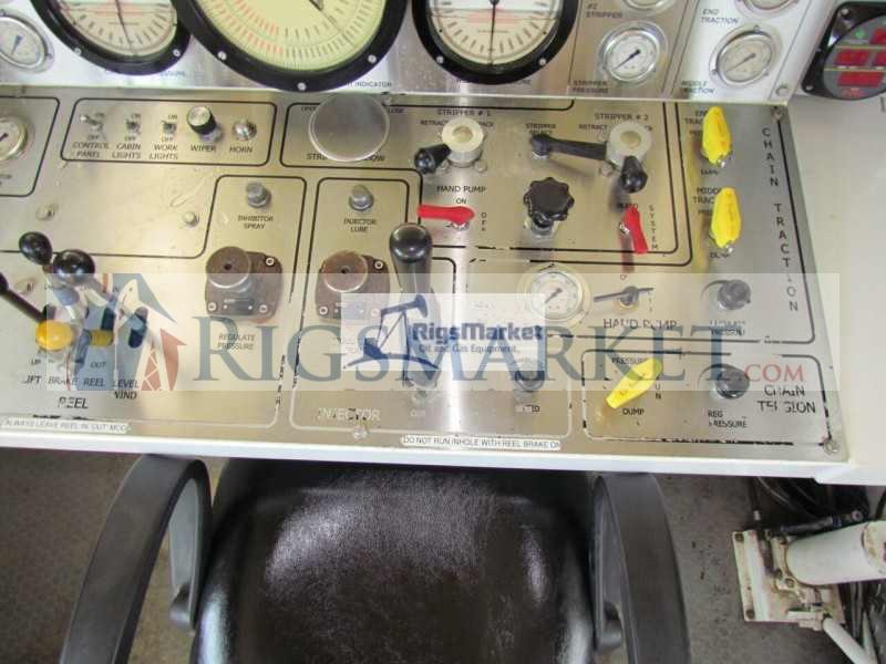 For sale is a Stewart & Stevenson Coiled Tubing Unit with 100K Injector Head - Manufactured in 2012