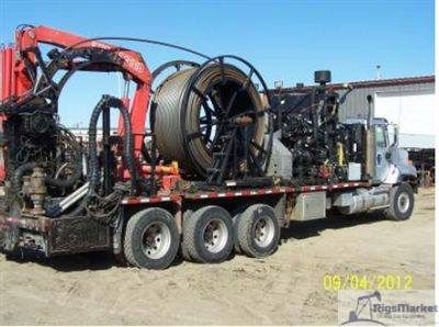 Coiled Tubing Unit. C-TEC Injector with picker.