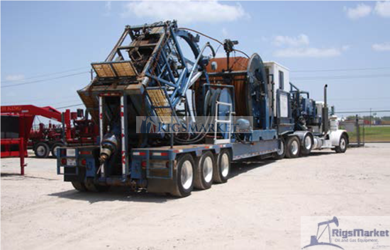 Used hydra rig coil tubing unit 60K