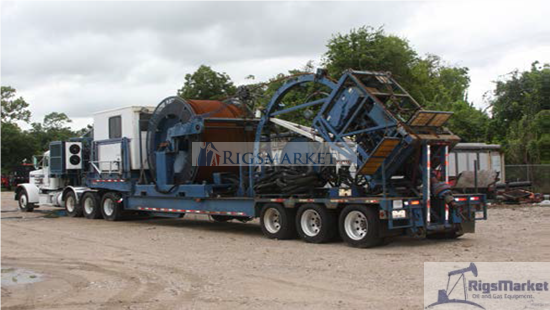 Used hydra rig coil tubing unit 60K