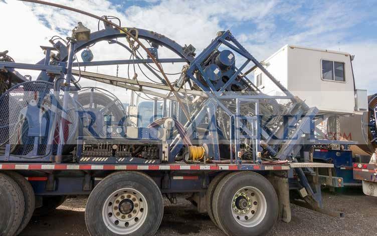 For sale is a 2006 Coiled tubing trailer, fully loaded. trailer with tractor, tubing and injector.