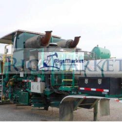 Stewart & Stevenson Trailer Mounted Twin Pumping Unit