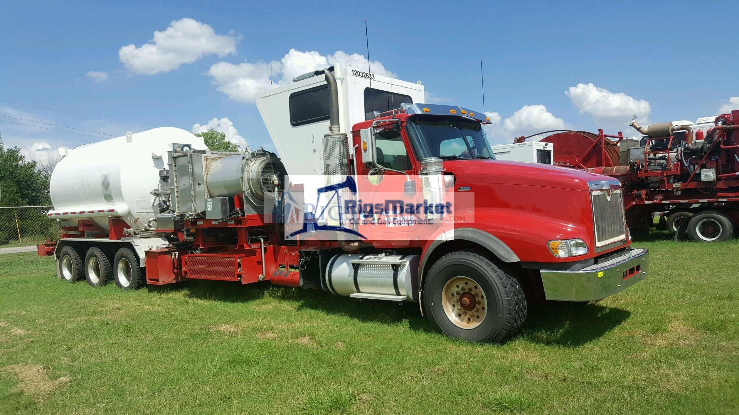 2012 , NAVSTAR, NOV High rate Nitrogen Bodyload Pumpers, 840k SCFH