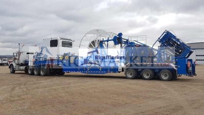Large Pipe Coil Tubing Trailer - Rigs Market