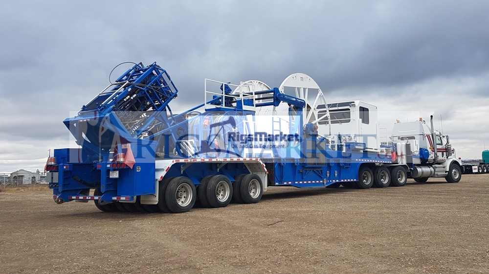 Large Pipe Coil Tubing Trailer - Rigs Market