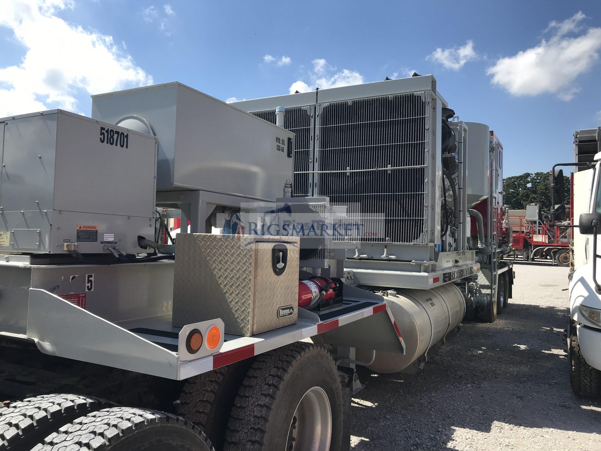 Acid Twin Pumping units.