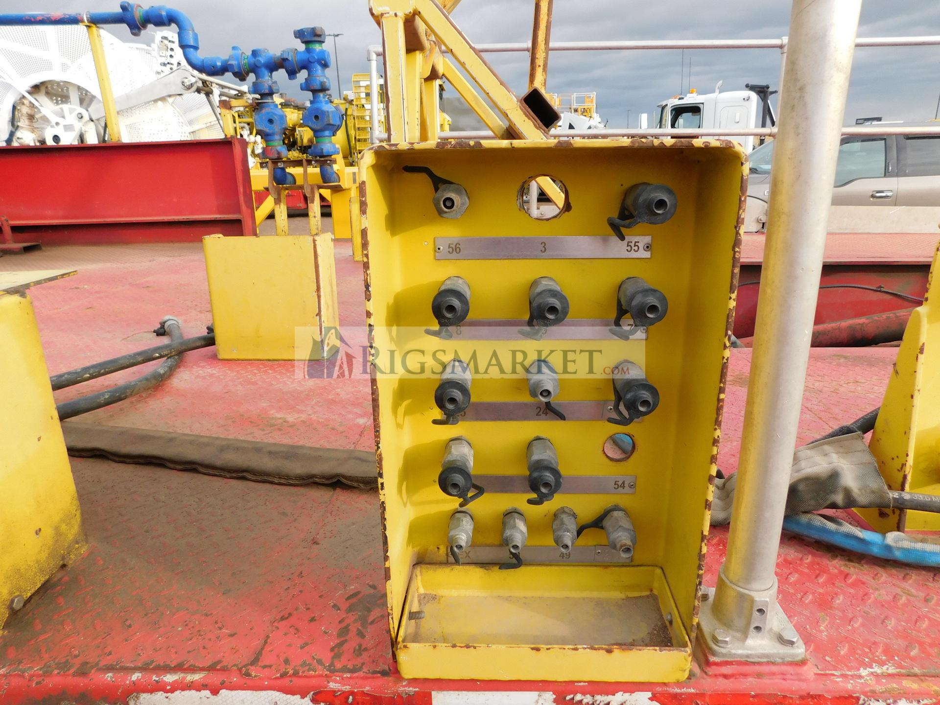 2013 NOV Hydra Rig 2-3/8” 4 axle Coil Tubing Reel Trailer, 12ft wide trailer.