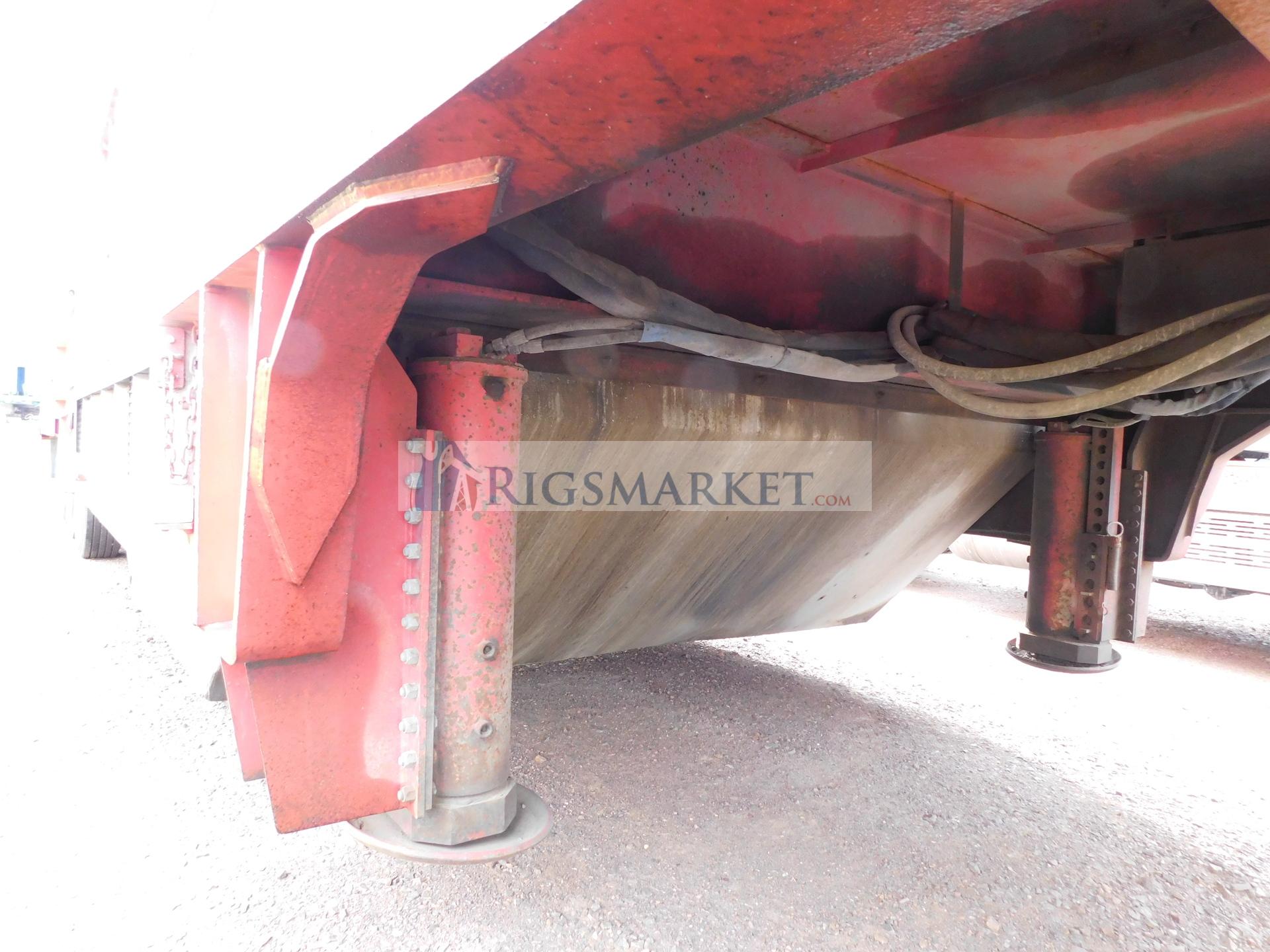 2013 NOV Hydra Rig 2-3/8” 4 axle Coil Tubing Reel Trailer, 12ft wide trailer.