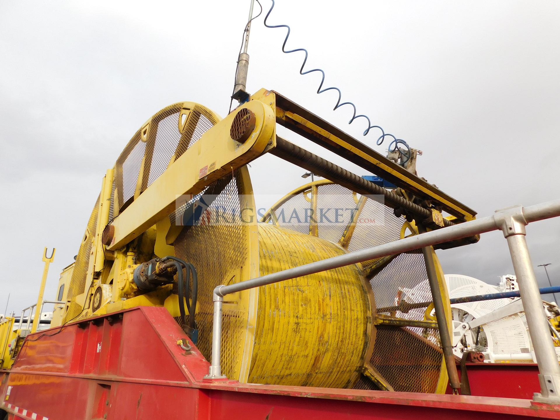 2013 NOV Hydra Rig 2-3/8” 4 axle Coil Tubing Reel Trailer, 12ft wide trailer.