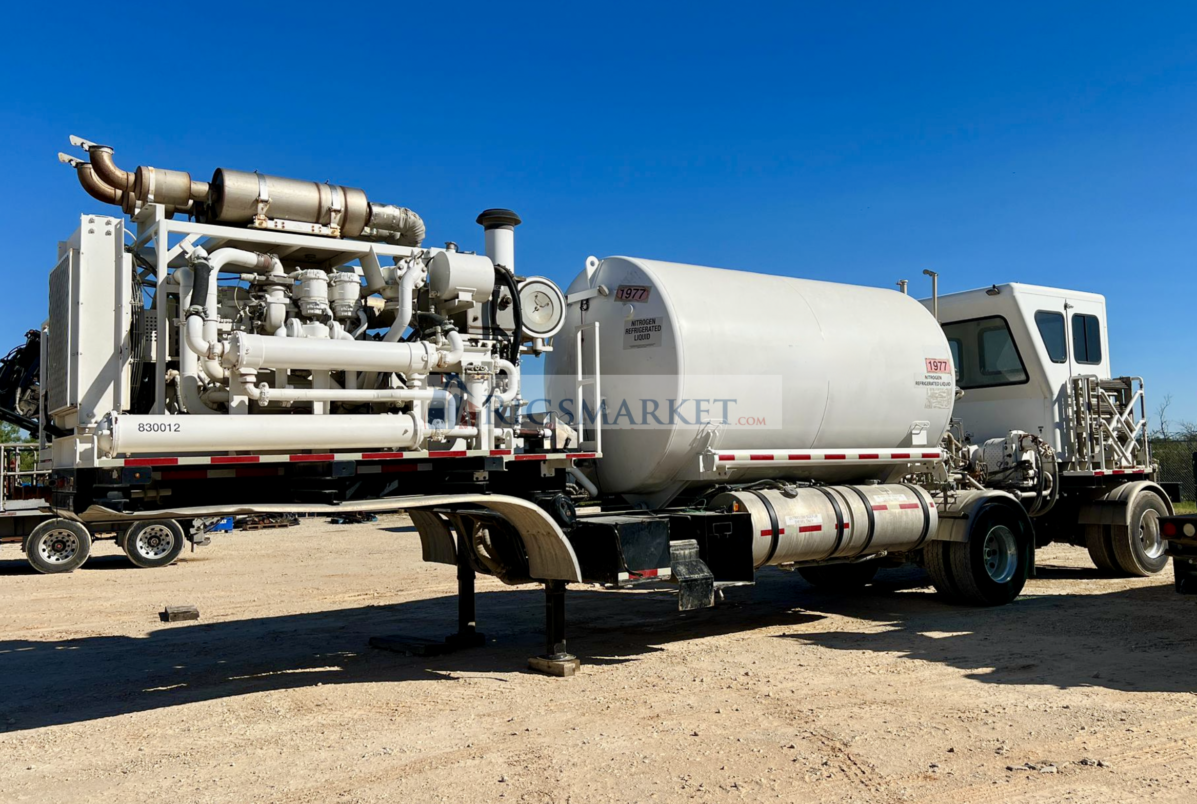 2014 TRAILER-MOUNTED 180K NON-FIRED (AUTOMATED) NITROGEN PUMPING UNIT: